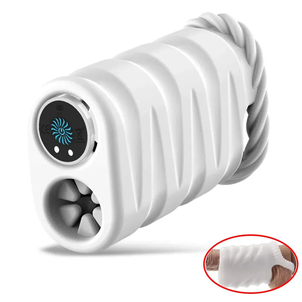 10 Mode Cordless Masturbator for Men Soft Vibrating Cock