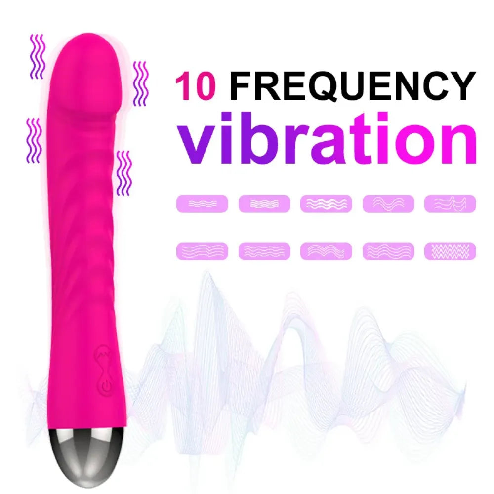 10 Mode Silicone G Spot Vibrator for Women