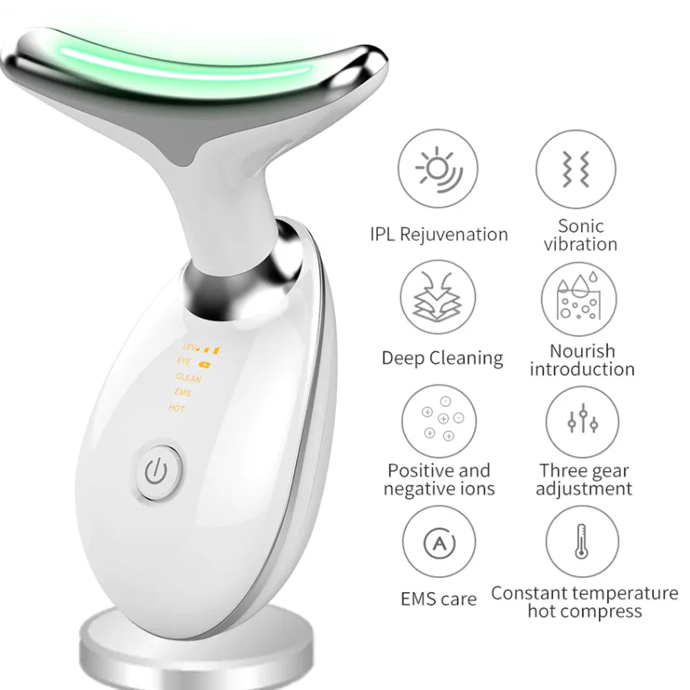 Vibe Geeks Neck and Face Skin Tightening IPL Care Device