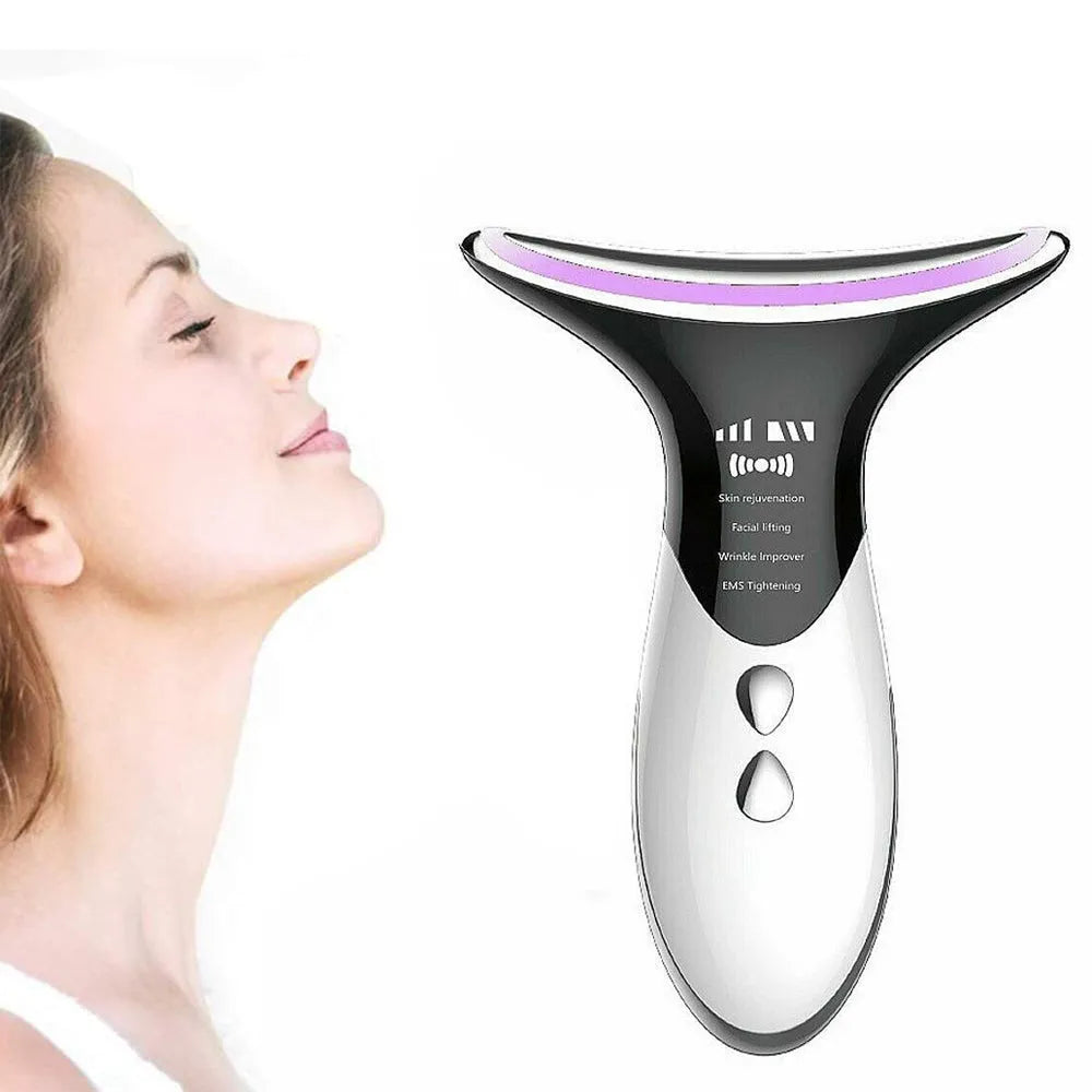 Vibe Geeks Skin Rejuvenation EMS LED Photon Therapy Neck