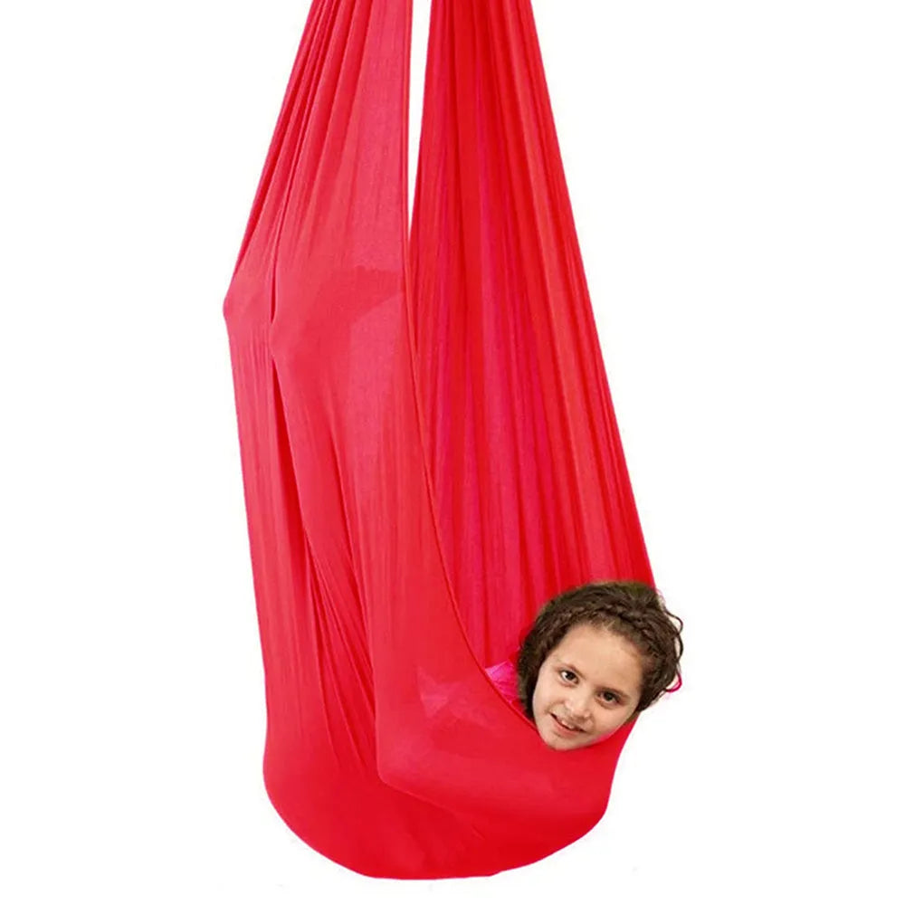 Vibe Geeks Kids Therapy Swing Yoga Cuddle Sensory Hanging