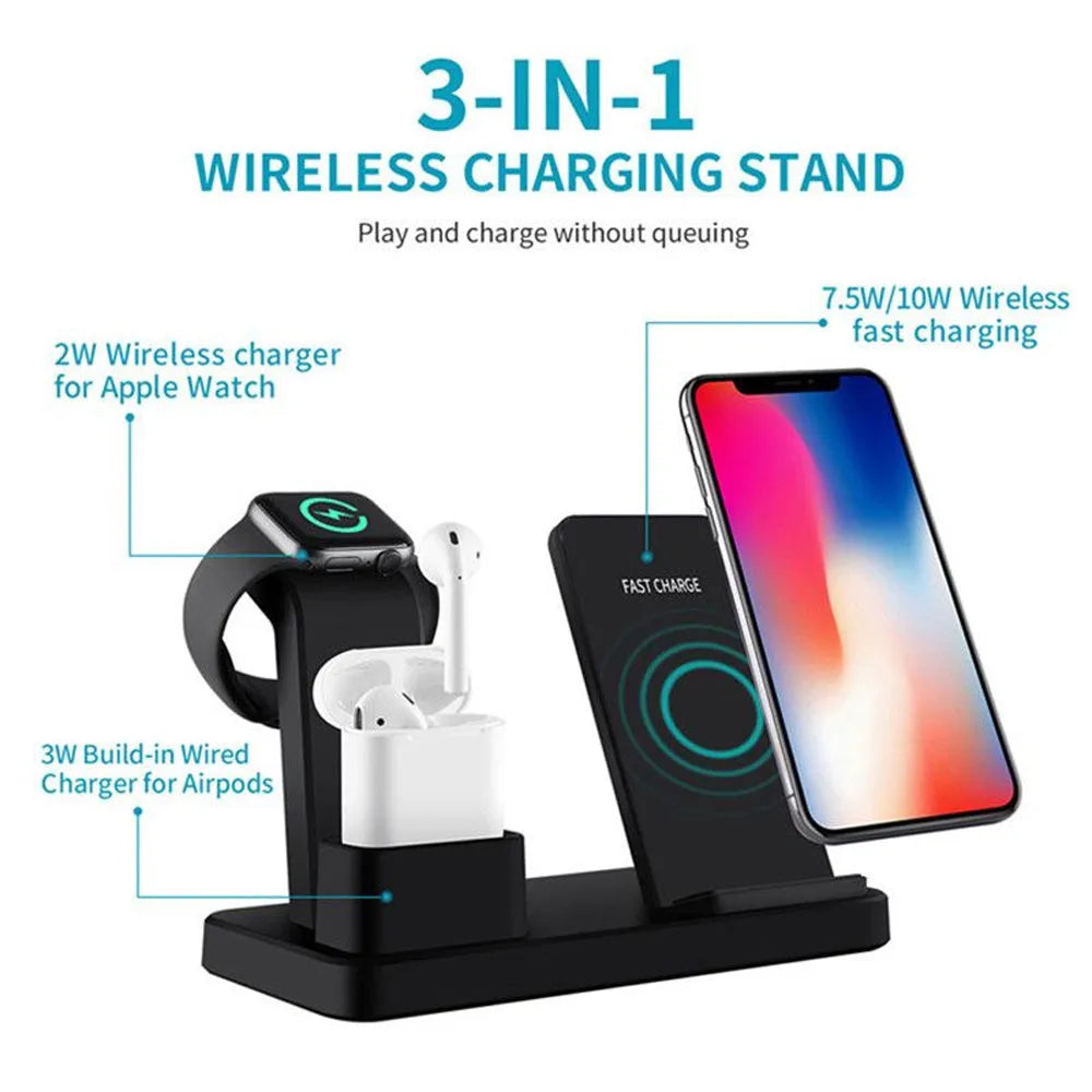 Vibe Geeks 3 - in - 1 Fast Charging Wireless Mobile Phone