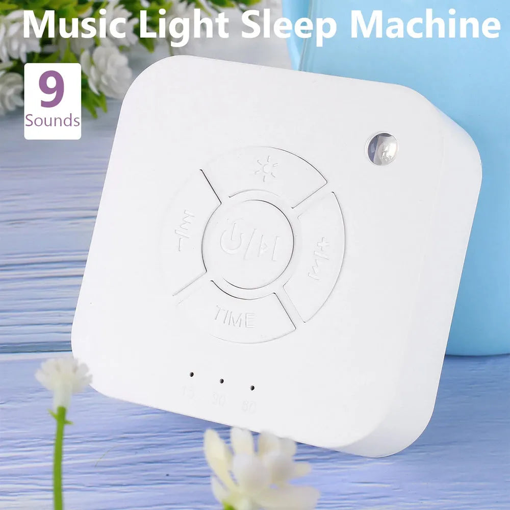 Vibe Geeks USB Rechargeable White Noise Machine Relaxation