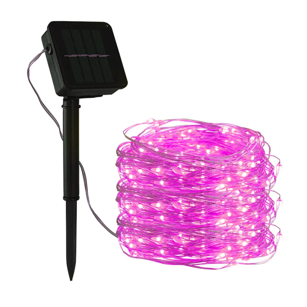 Vibe Geeks 200LED Solar Powered String Fairy Light