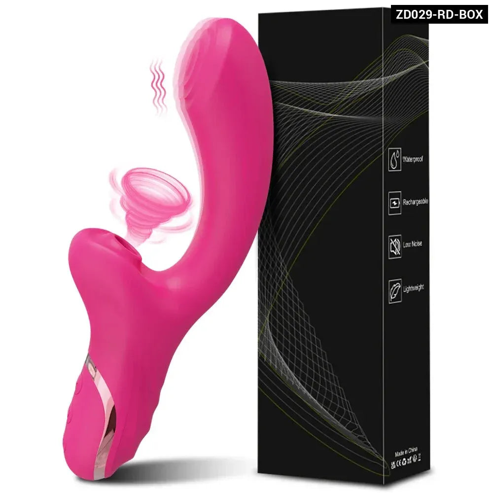 3 In 1 Clit Sucking Vibrator for Women G Spot Vagina Anal