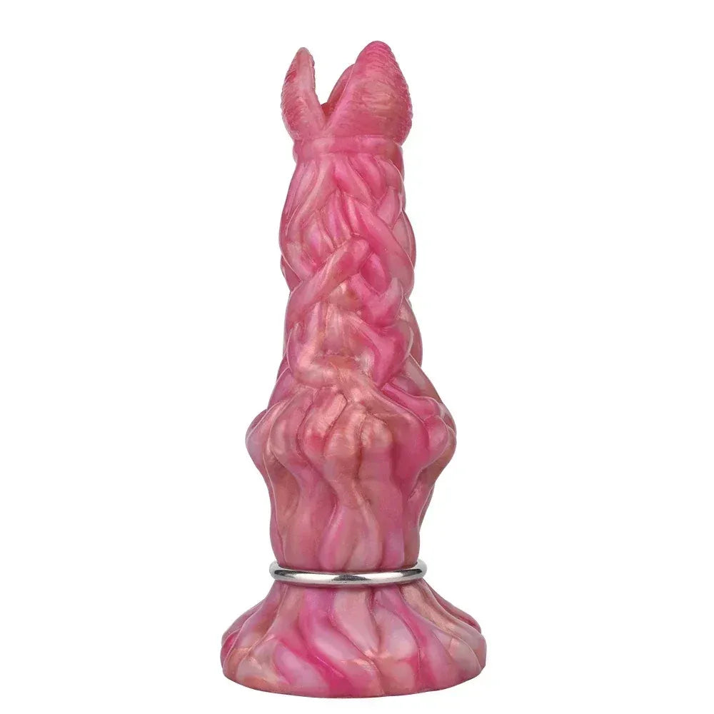 8 Inch Luminous Dildo With Inflatable Pump & 5 Eggs