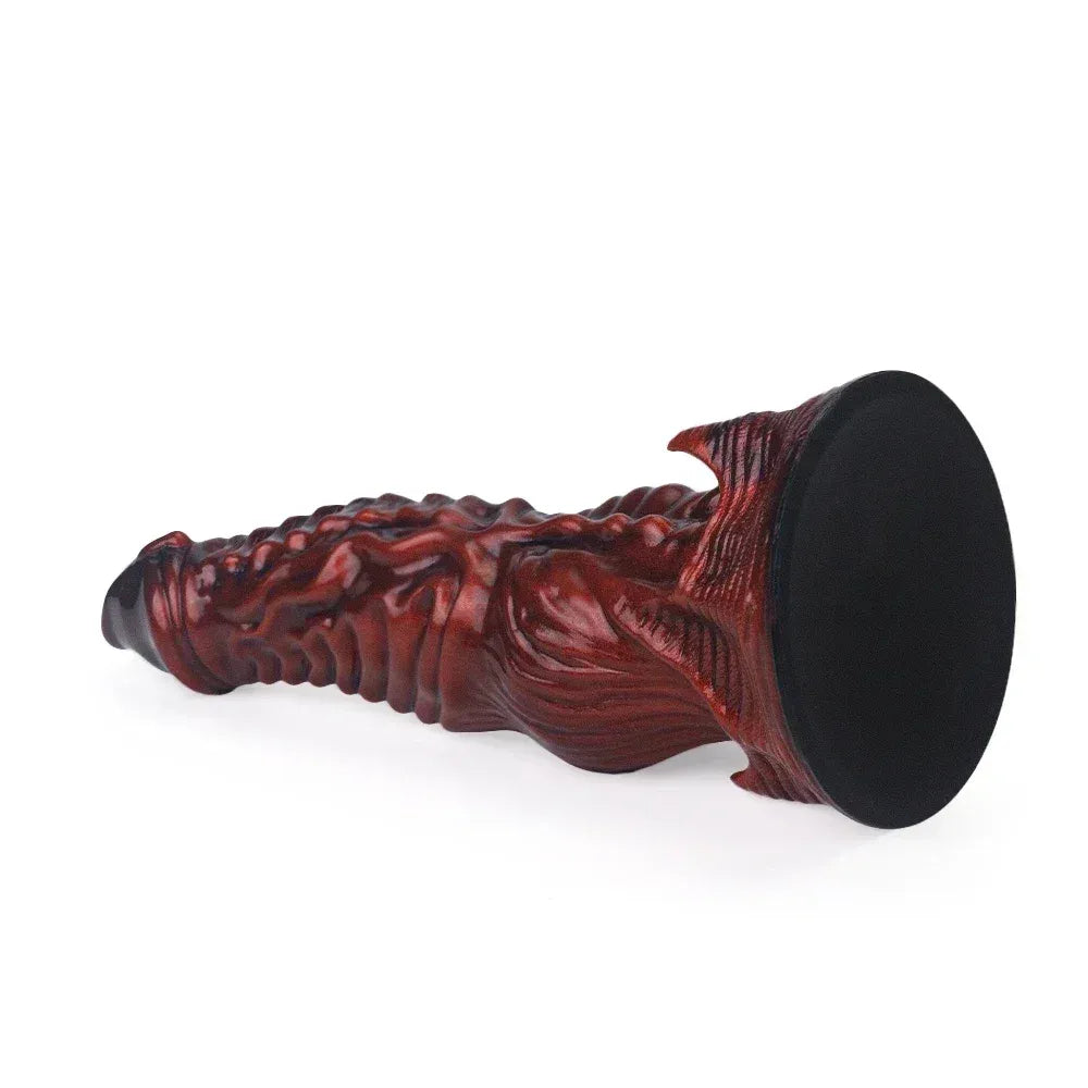 9.3 Inch Thick Silicone Dragon Dildo With Suction Cup