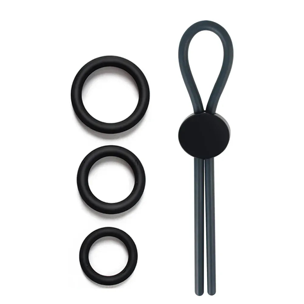 Adjustable Silicone Cock Ring For Men