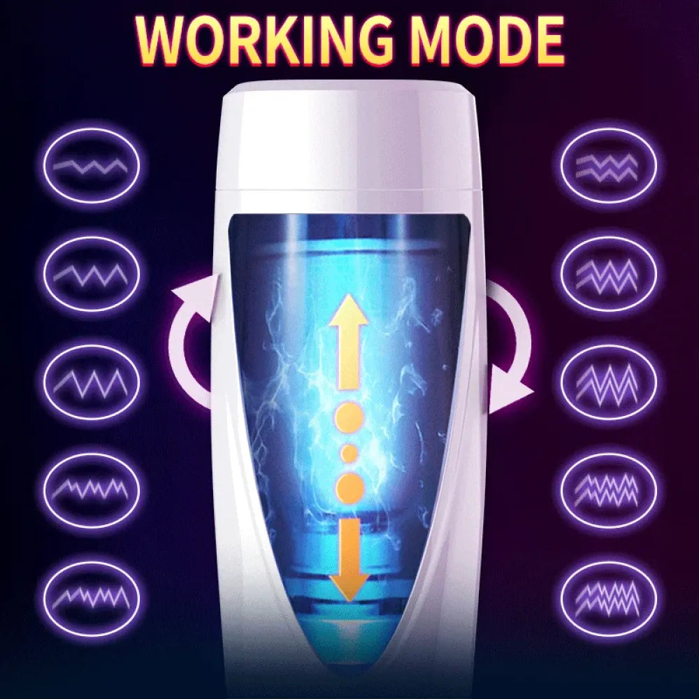 Automatic Male Masturbator Strong Vibrating 5d Vagina