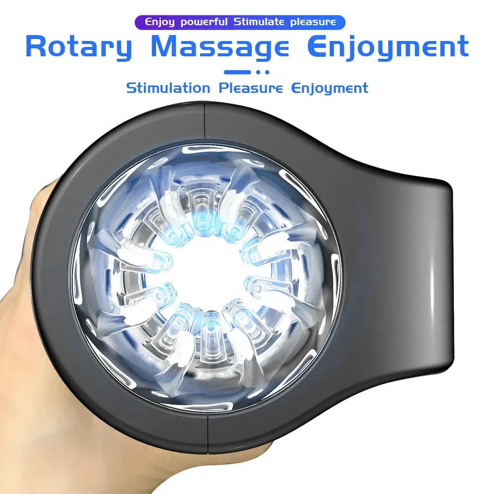 Automatic Rotation Vibration Masturbator for Men Male Sex