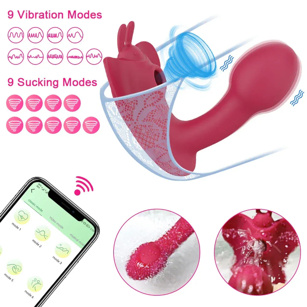 Bluetooth G-Spot Dildo Vibrator for Women