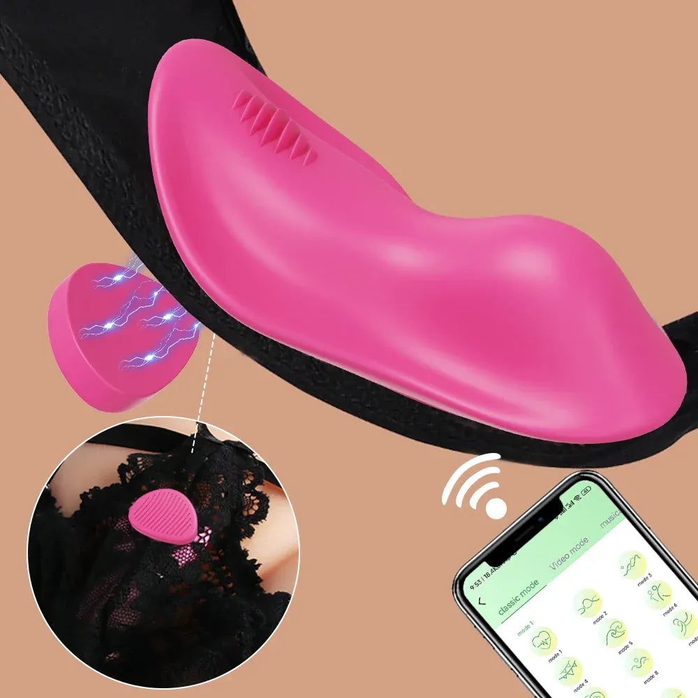 Bluetooth Wearable Vibrator for Women App Controlled