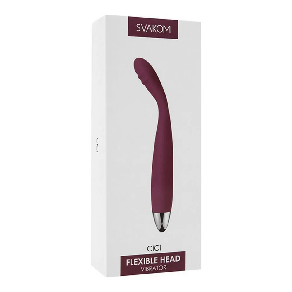 Cici Flexible Head Vibrator Violet By Svakom Cici Violet