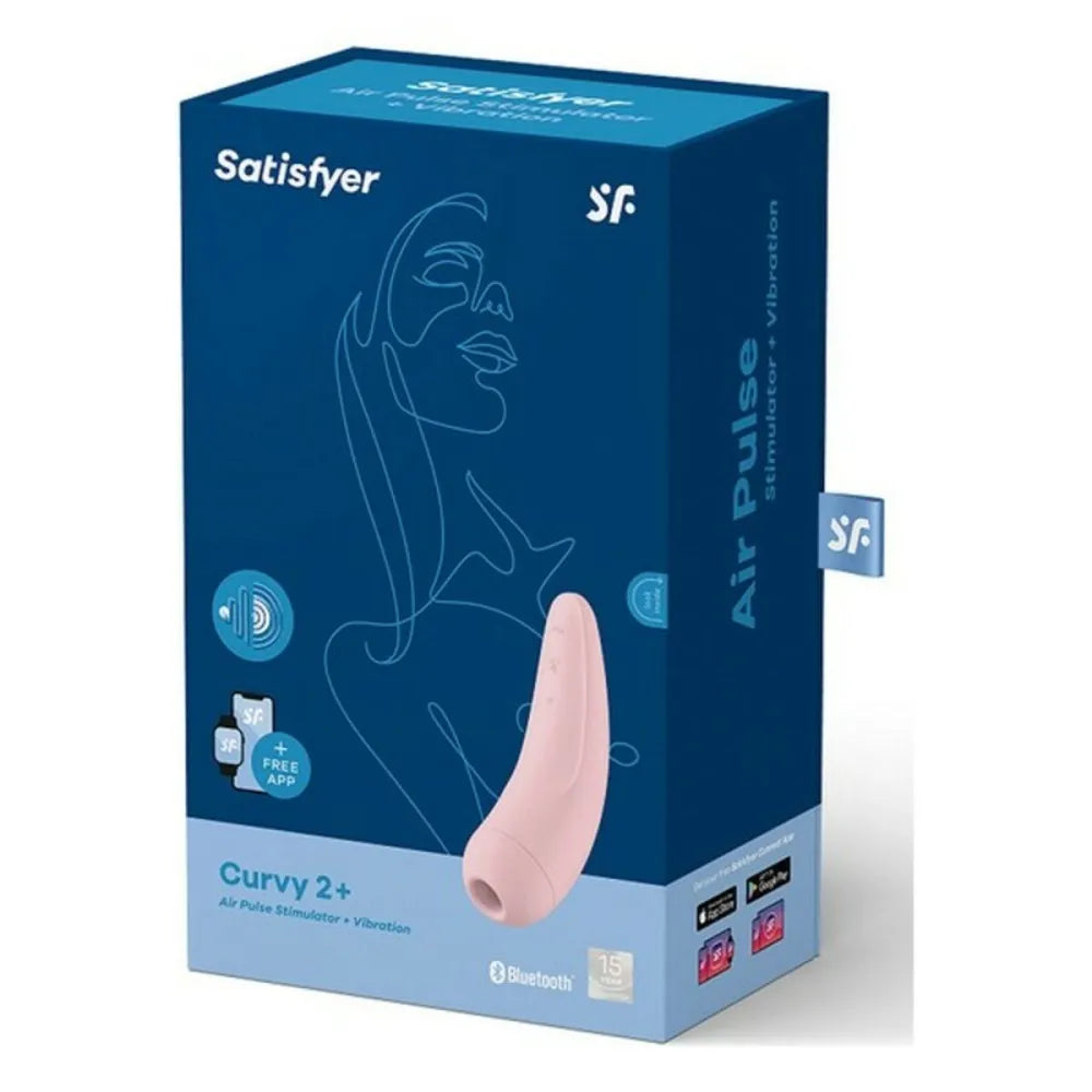 Clitoris Suction Stimulator Satisfyer Curvy 2 + Pink