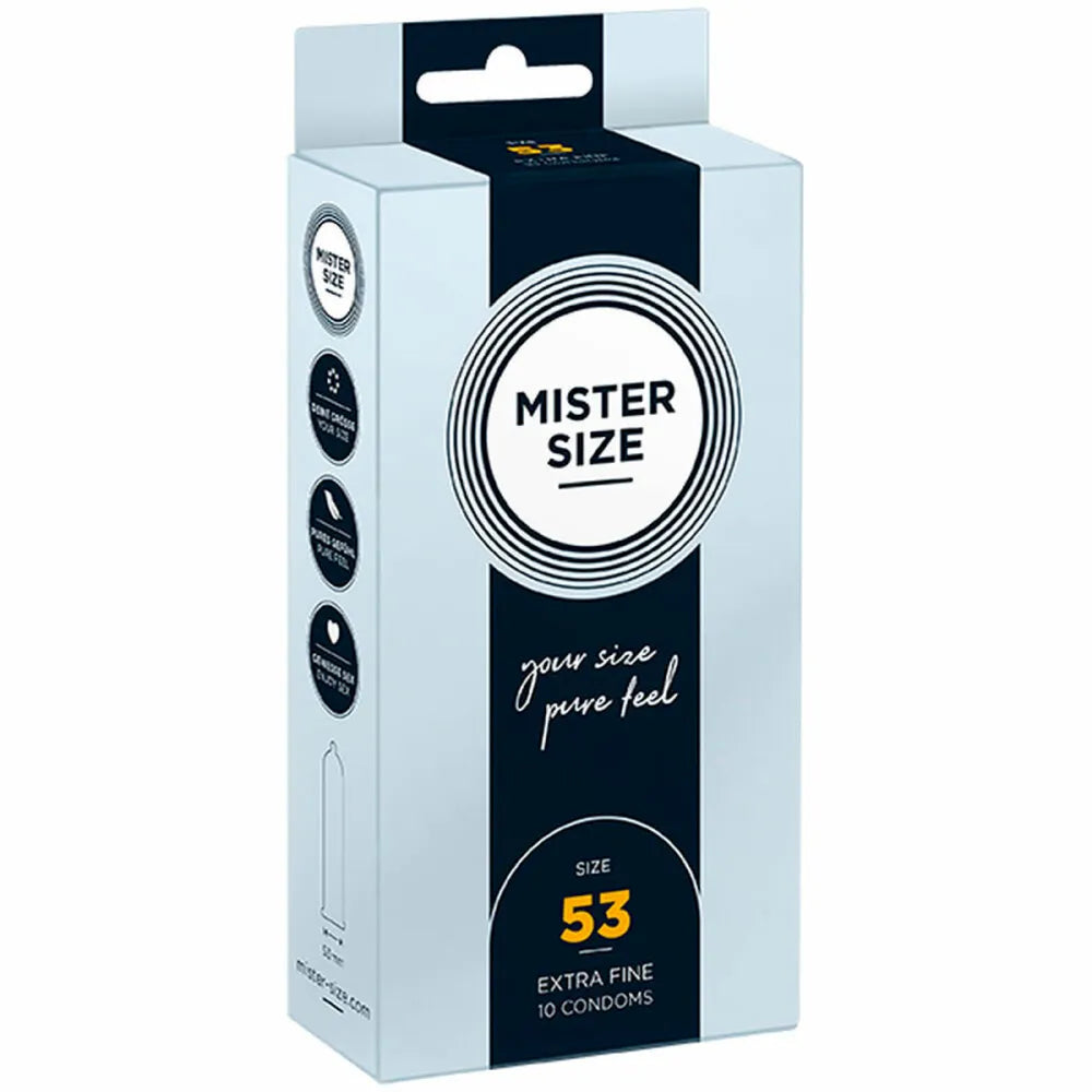 Condoms By Mister Size Extrafine 53 Mm