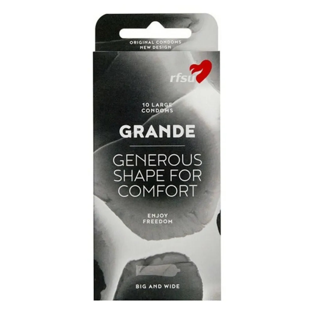 Condoms By Rfsu Grande 19 Cm 10 Uds