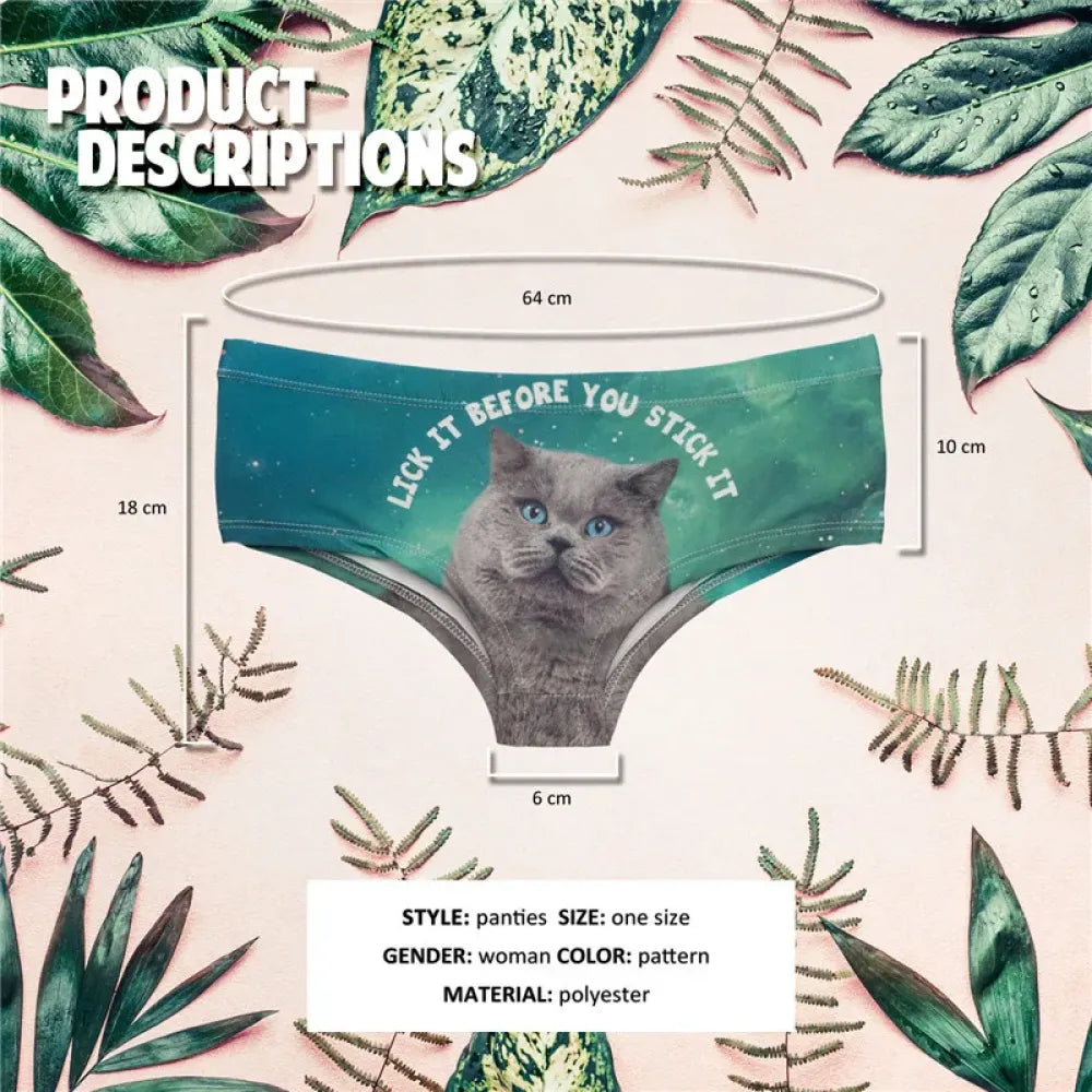 DeanFire 3D Panties Seamless Underwear Lick It Before