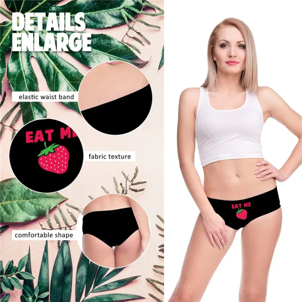 DeanFire Super Soft Women 3D Panties Underwear EAT