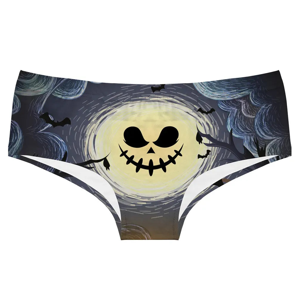 DeanFire Women Plus Size Underwear Panties Halloween Funny