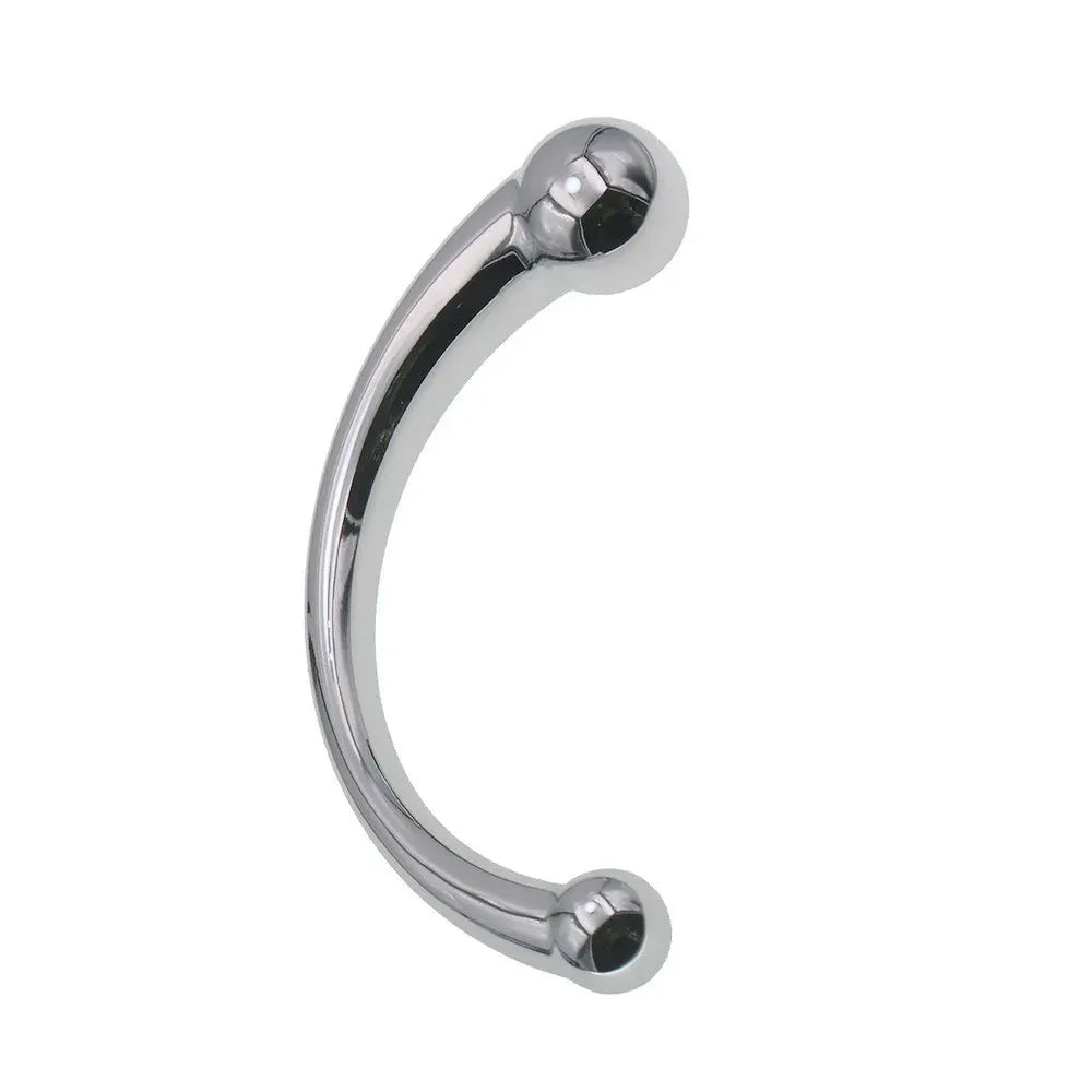 Double Ended Aluminum Anal Plug for Prostate Stimulation