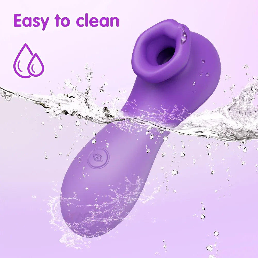 Female Clit Sucker Vibrator Vacuum Nipple Stimulator
