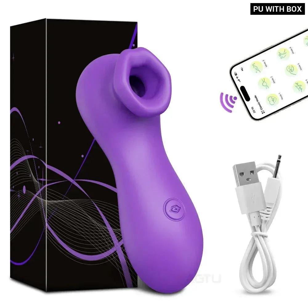 Female Clit Sucker Vibrator Vacuum Nipple Stimulator