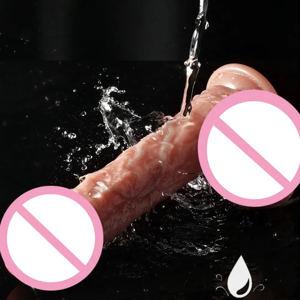 Heated Thrusting Dildo for G-Spot Stimulation