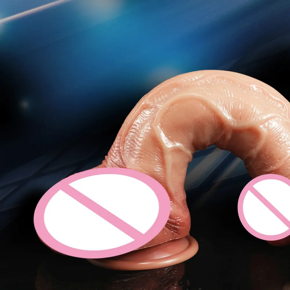 Large Silicone Dildo with Suction Cup - Pleasure for Women