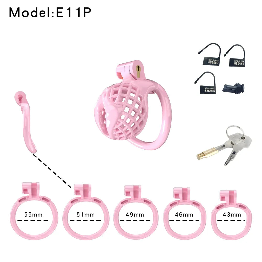 Lightweight Male Chastity Cage for Penis Exercise Large