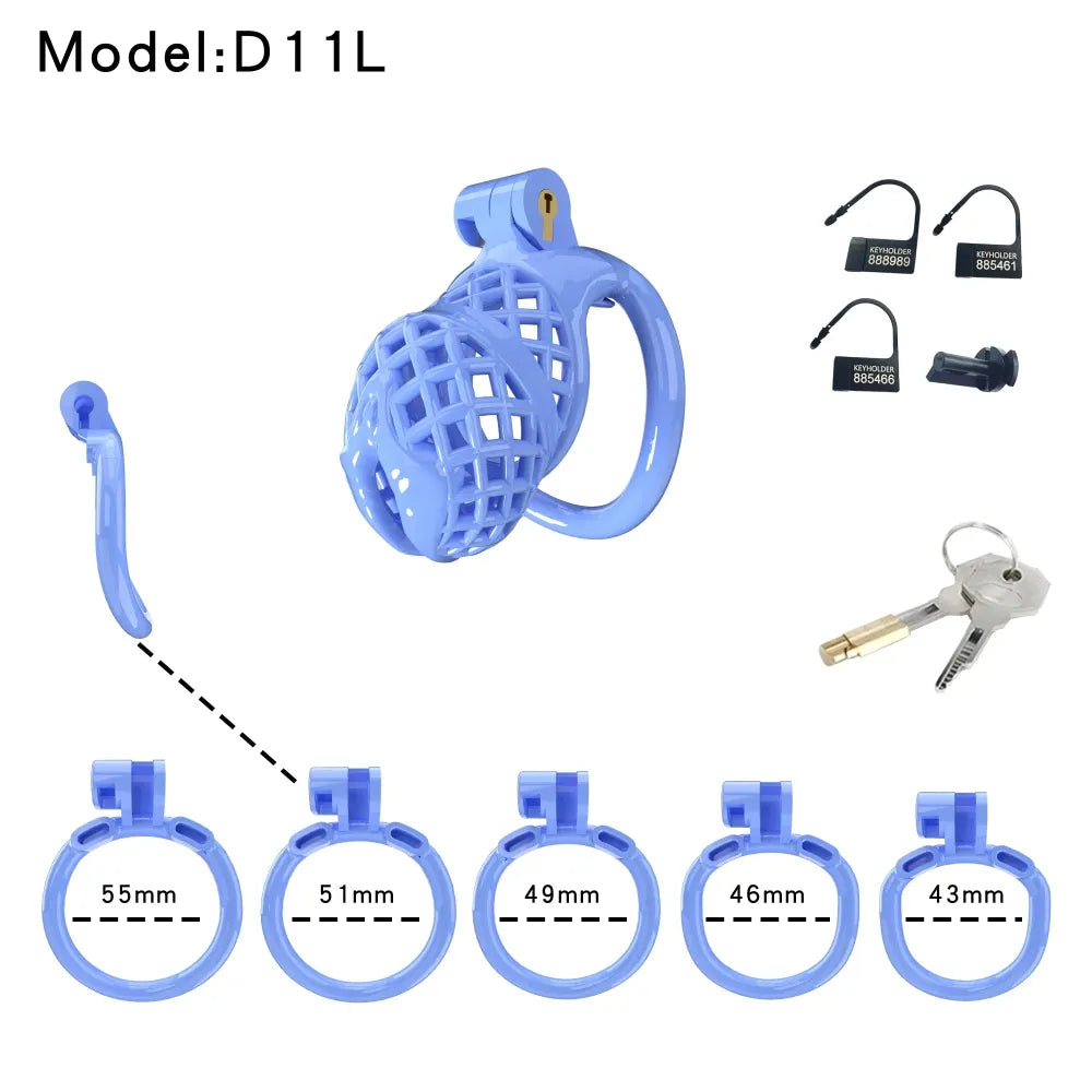 Lightweight Male Chastity Cage Plastic Cock Cage for Men