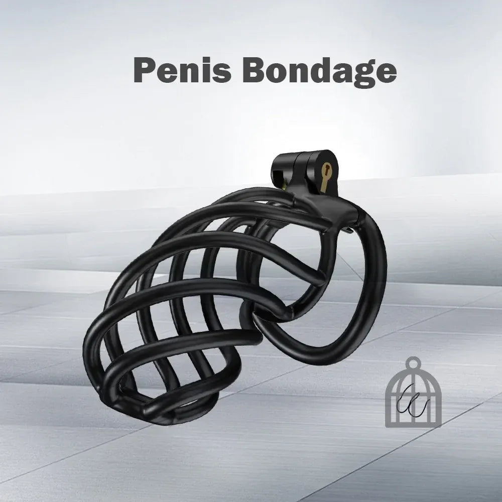 Lightweight Male Chastity Cage Plastic Cock Cage for Men