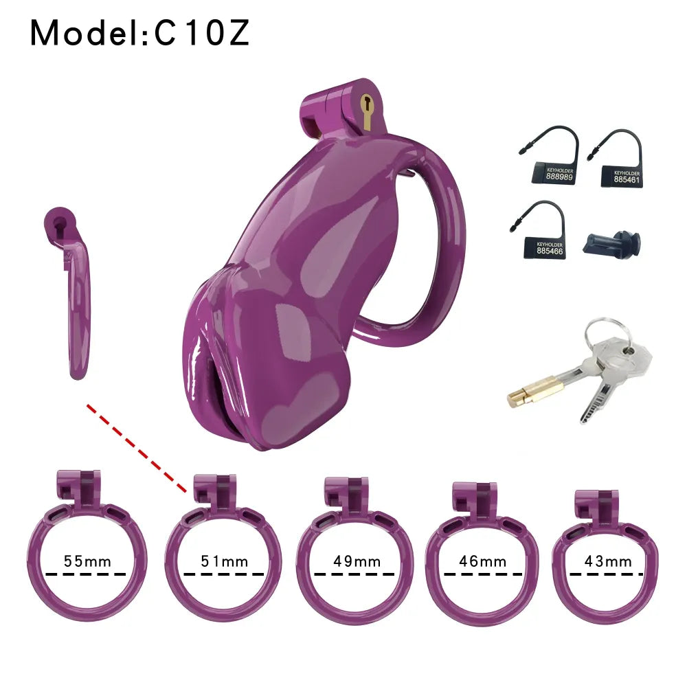 Lightweight Male Chastity Cage Plastic Cock Lock for Men