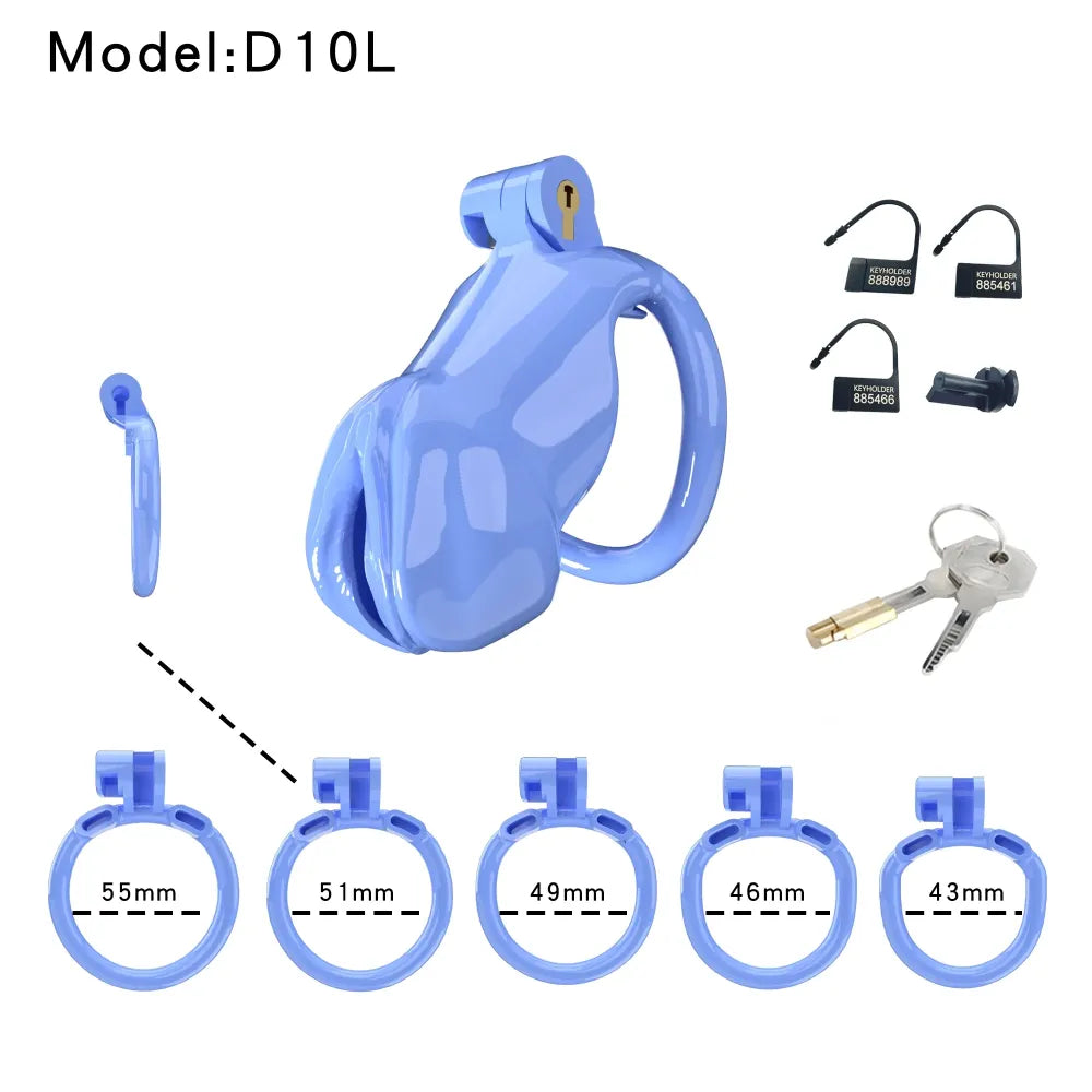 Lightweight Male Chastity Cage Plastic Cock Lock for Men