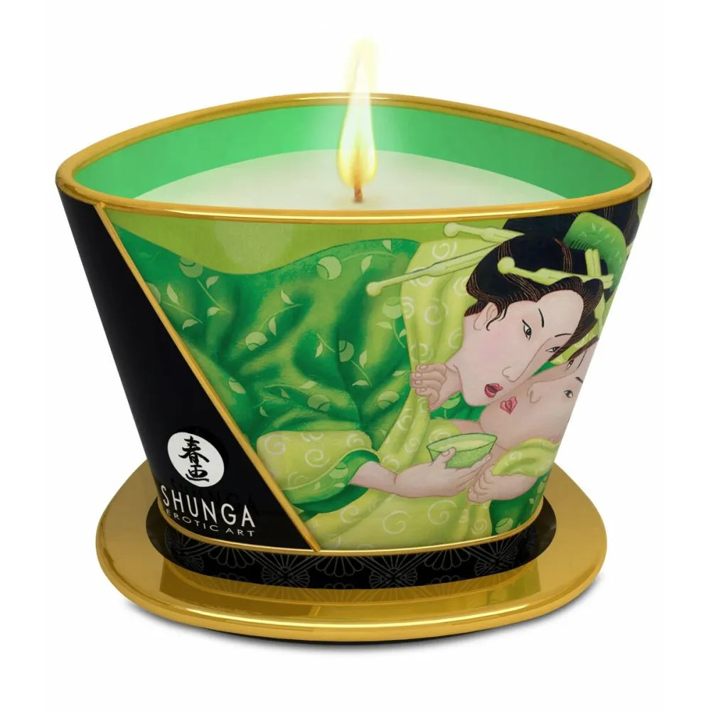 Massage Candle By Shunga 8401700 Green Tea 170 Ml