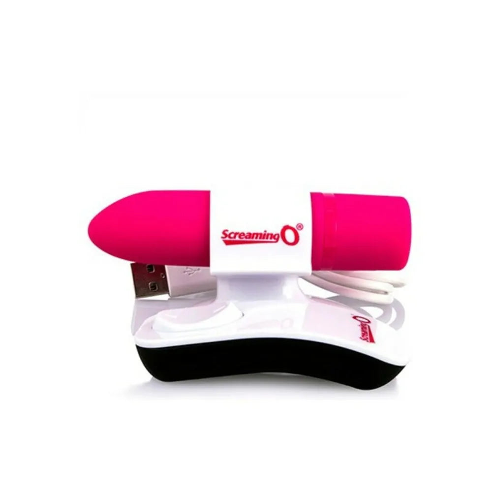 Positive Pink Vibrating Bullet With Remote Control