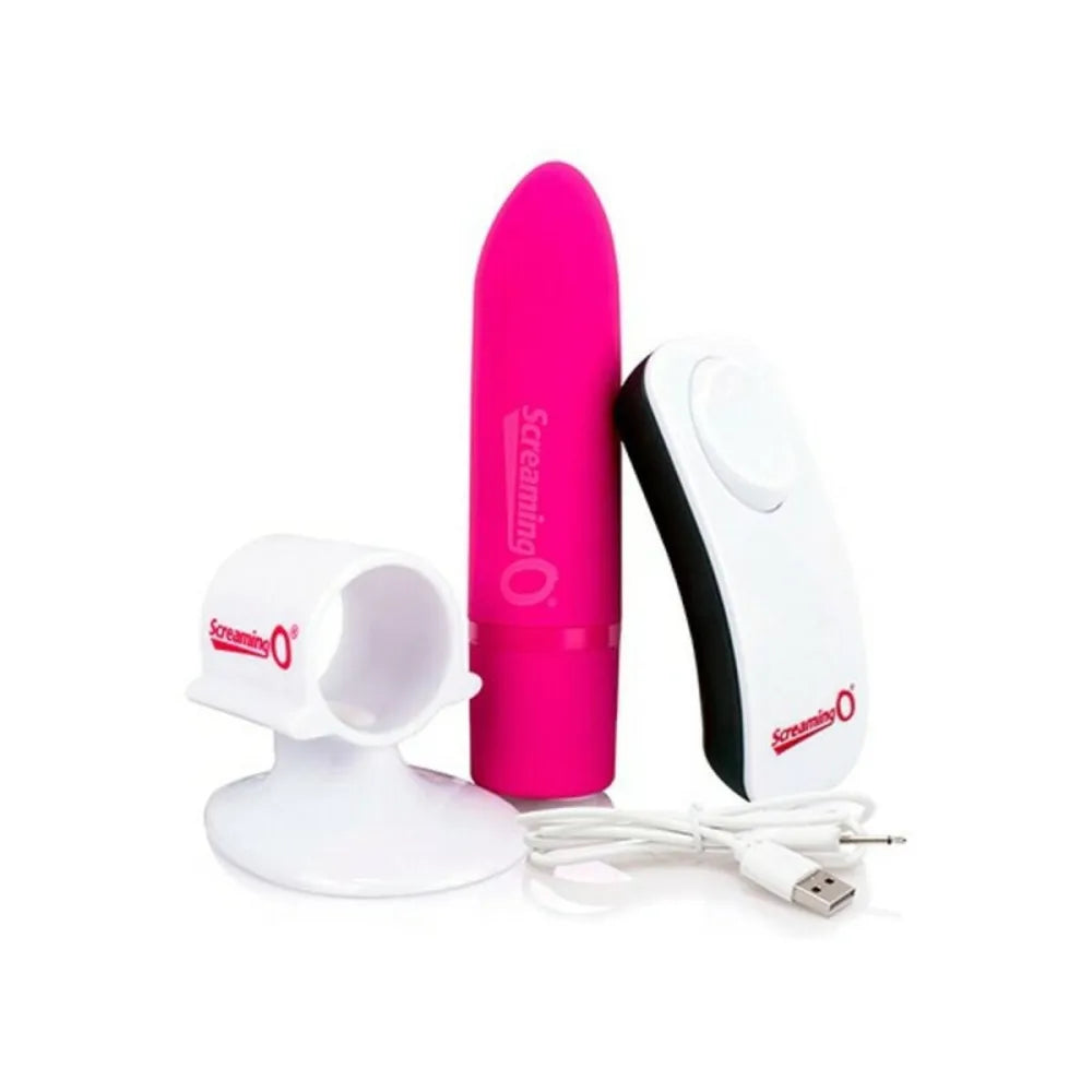 Positive Pink Vibrating Bullet With Remote Control