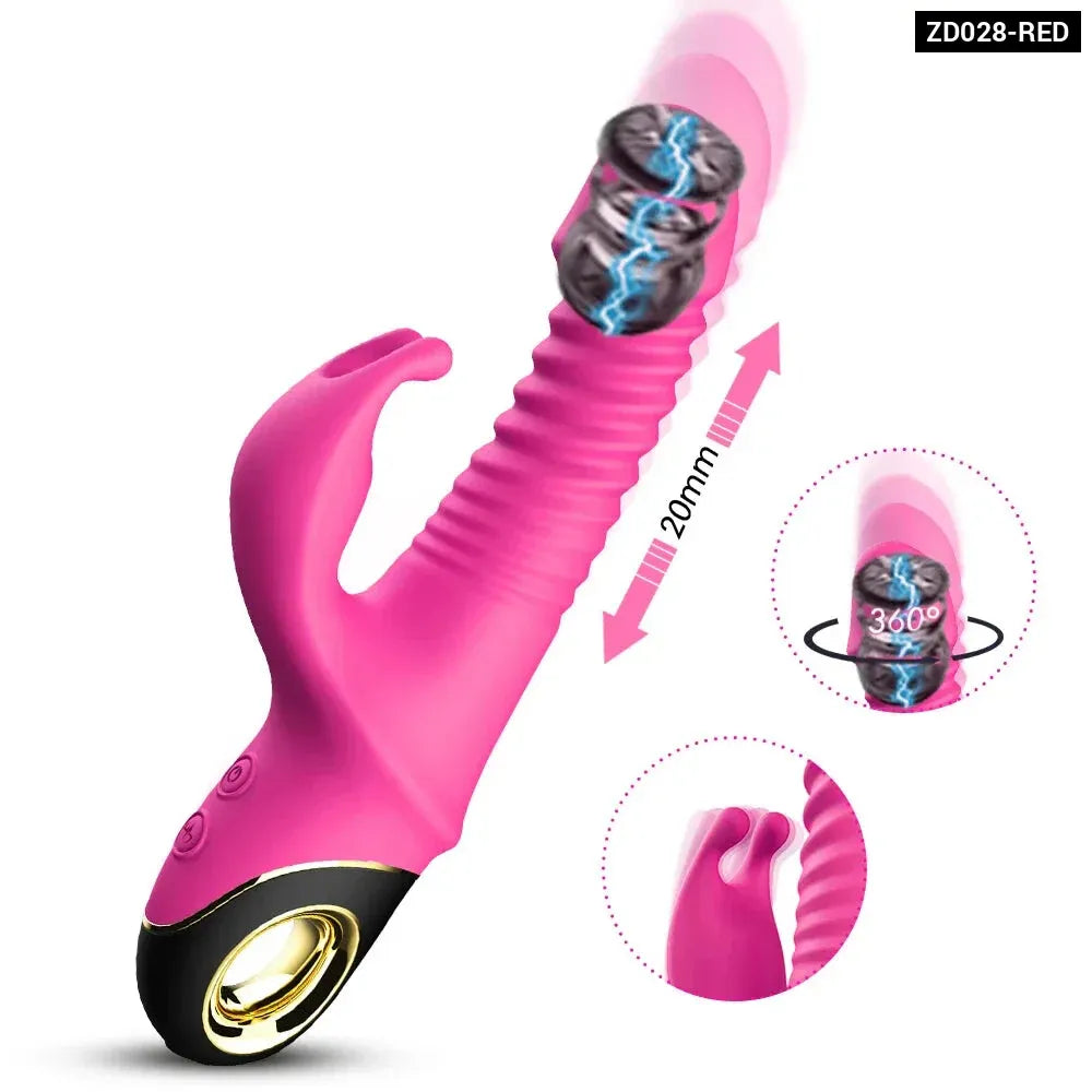 Rabbit Vibrator Automatic Telescopic G Spot Stimulator