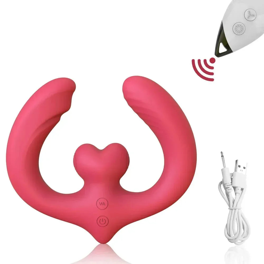 Remote Control Double Ended Vibrator for Women G Spot