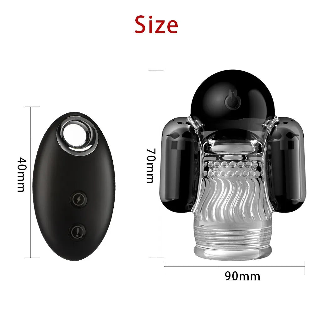 Remote Control Male Vibrator for Delayed Ejaculation Penis