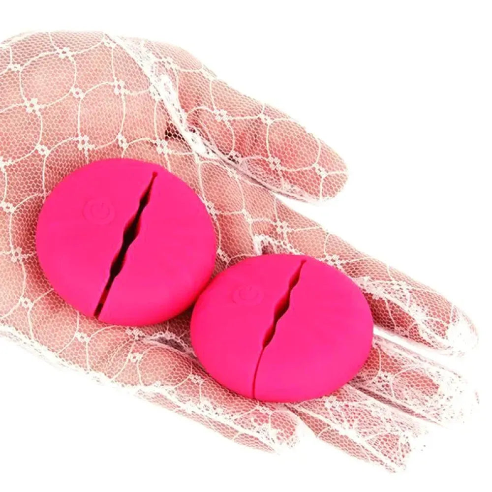 Remote Control Vibrating Nipple Clips Rechargeable Bdsm Sex