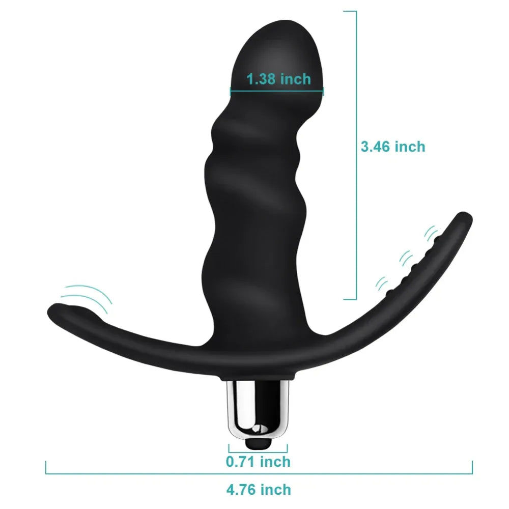 Silicone Anal Vibrator For Couples Prostate Massage &