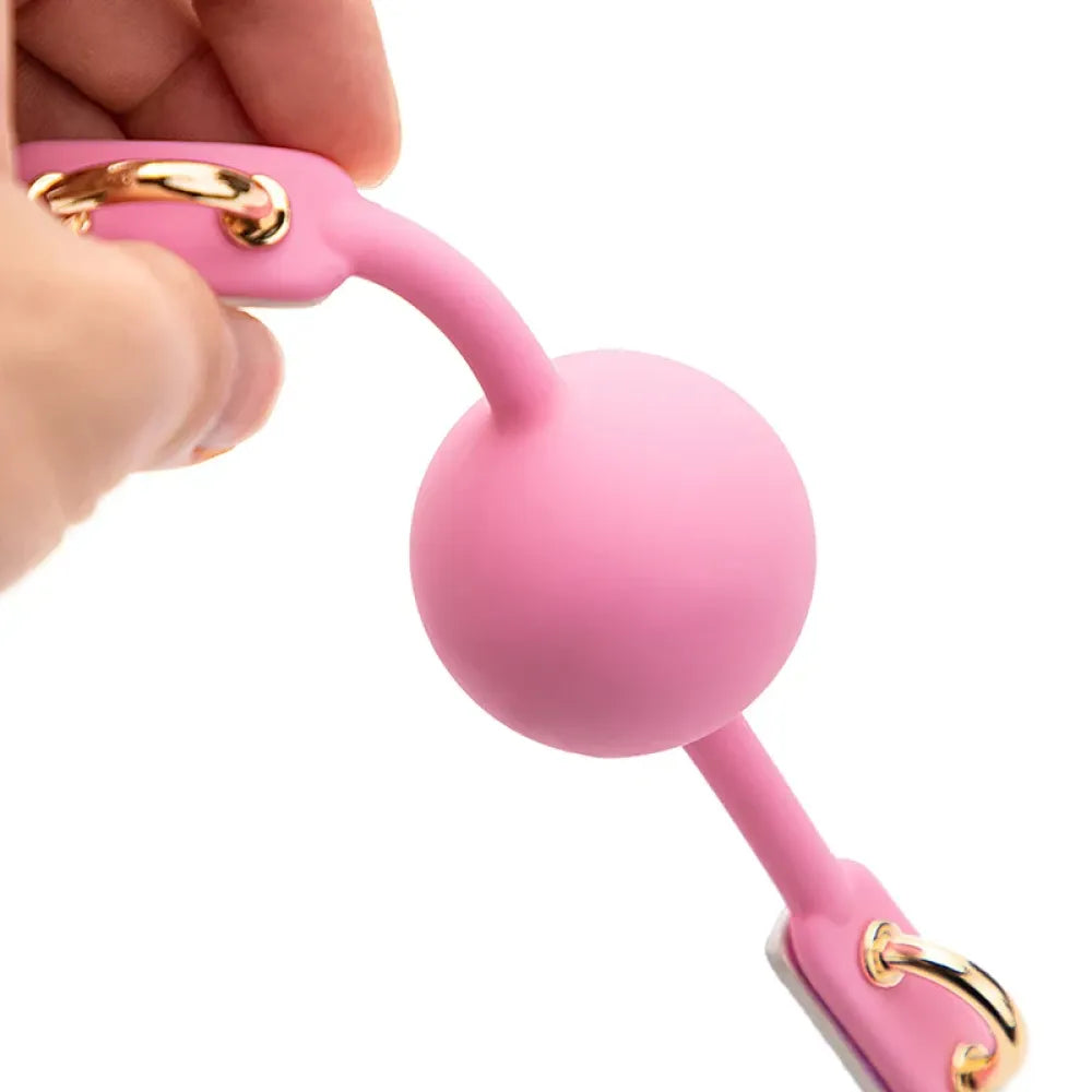 Silicone Ball Gag For Couples Oral Fixation Bondage Gear