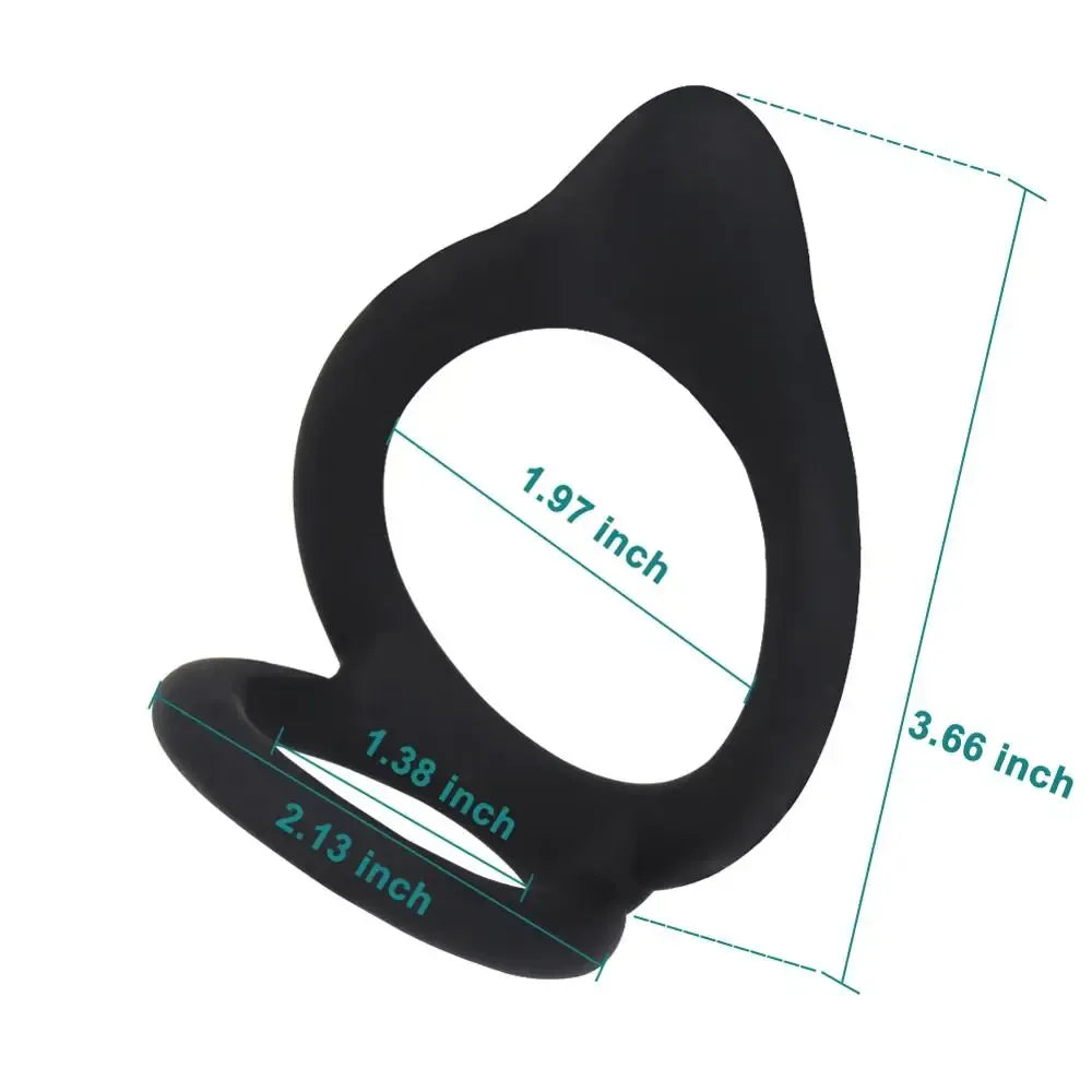 Silicone Cock Ring For Men Delay & Stretcher