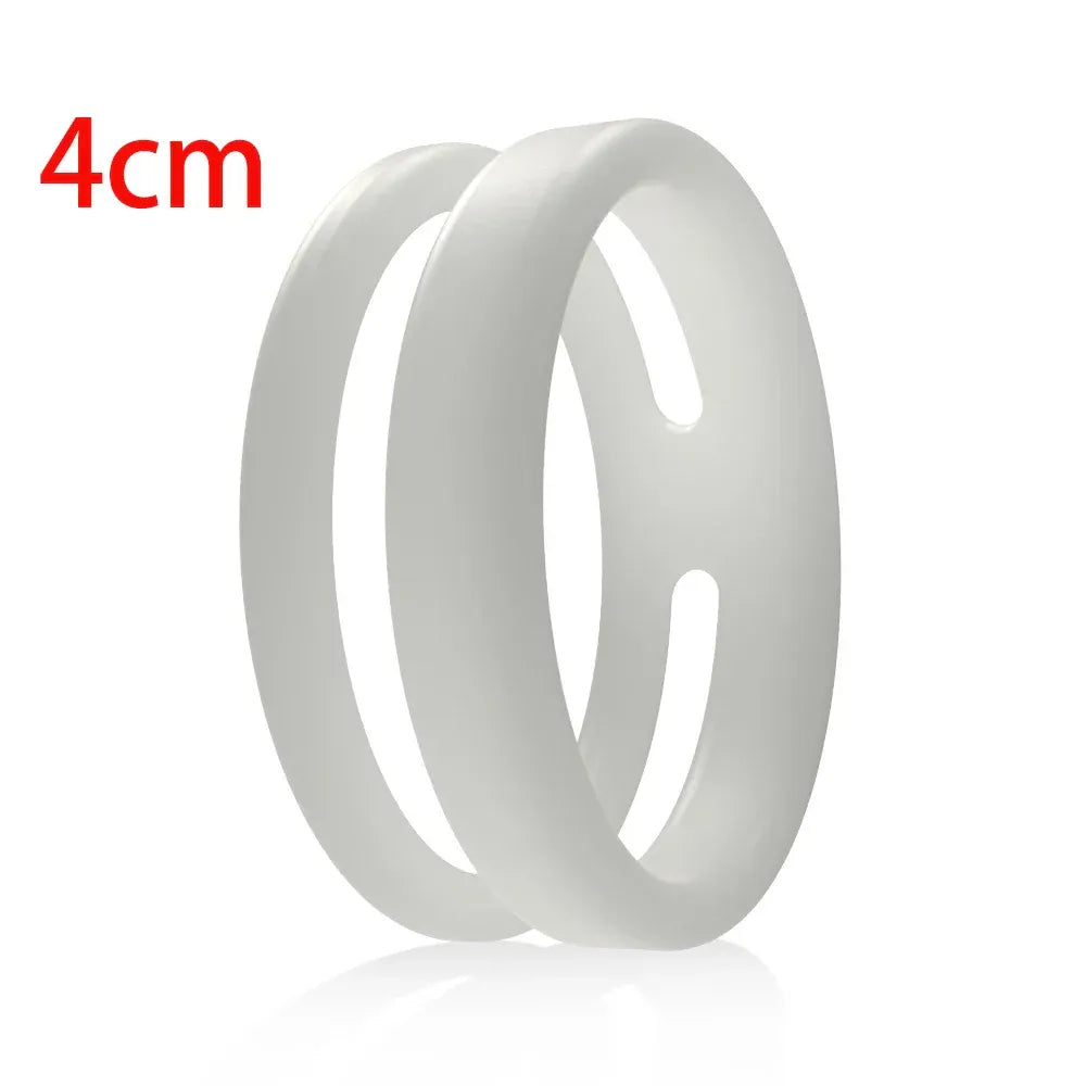 Silicone Dual Cock Ring For Men Delay Ejaculation &