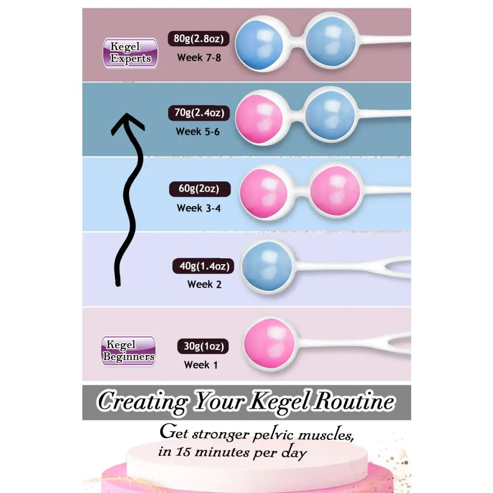 Silicone Kegel Balls For Vaginal Tightening And Pleasure