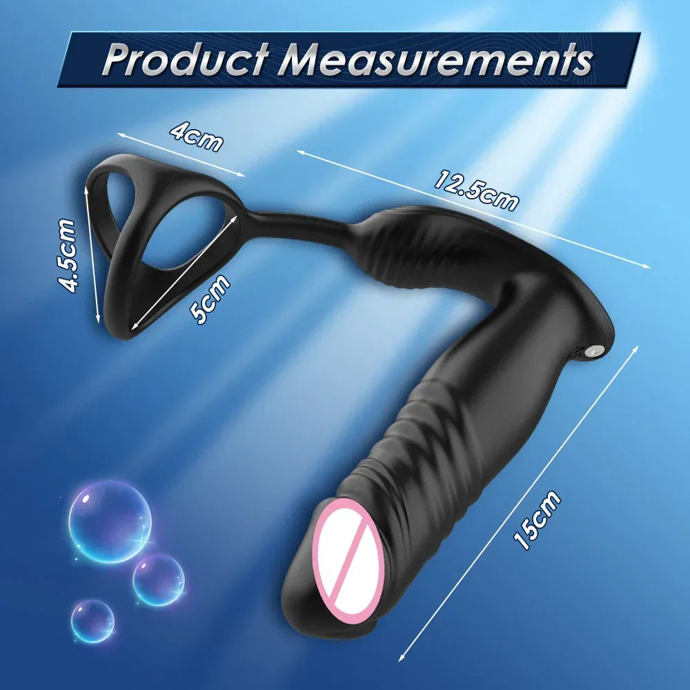 Smart Telescopic Anal Vibrator For Mens Pleasure