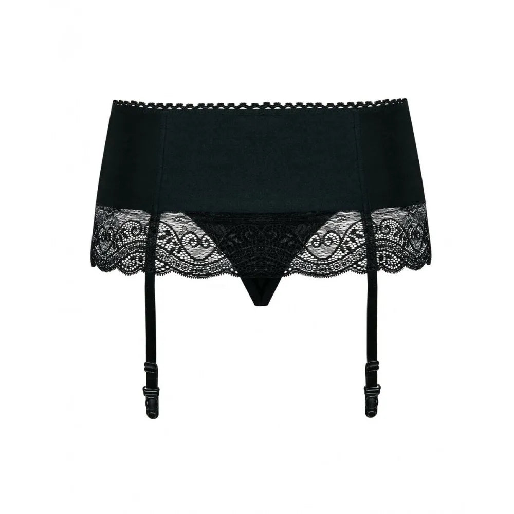 Suspender By Obsessive Miamor L/Xl Black