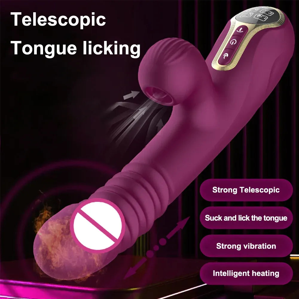 Telescopic Clit Sucker G Spot Stimulator