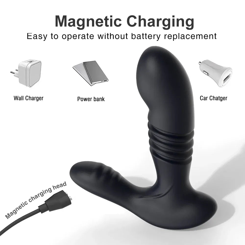 Telescopic Prostate Plug For Male Pleasure