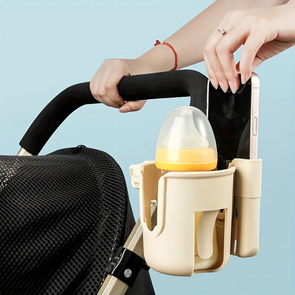 Vibe Geeks Convenient 2-In-1 Stroller Cup And Phone Holder